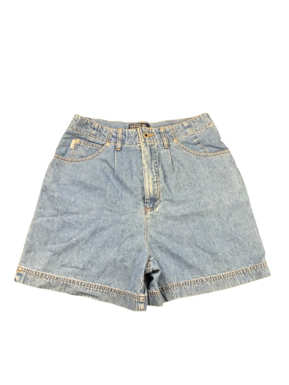 Old Navy The Best in Denim Vintage High Rise Mom Jean Shorts Women’s 10 Blue